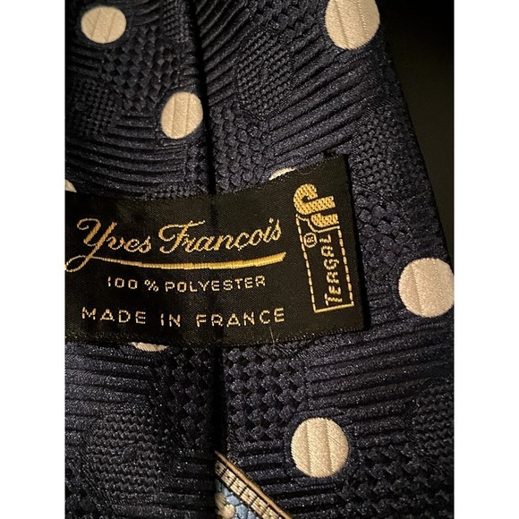 Yves Francois Made in France Vintage Tie - Picture 4 of 6